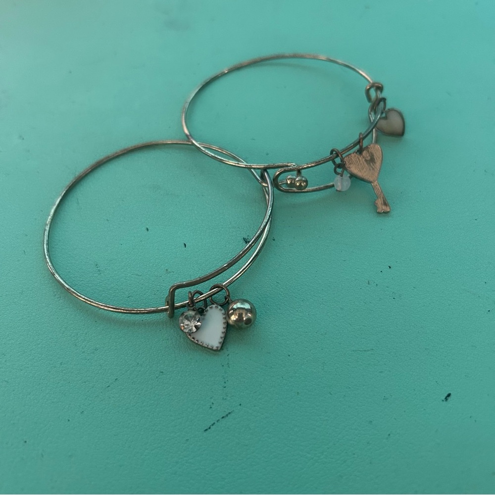 2 charm bracelets